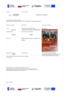 Koncert zespołu „Lady Pank” 29 lipca 2012r. Amfiteatr Park Kuracyjny w Ustroniu