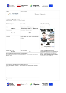 „Jazzfestival.pl” 15.09.2017 r. Ustroń Amfiteatr