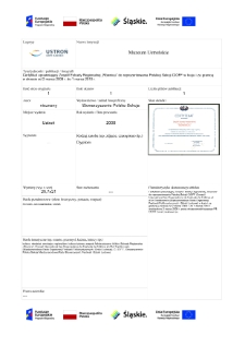 Certyfikat uprawniający Zespół Estrady Regionalnej „Równica” do reprezentowania Polskiej Sekcji CIOFF w kraju i za granicą w okresie od 2 marca 2008 r. do 1 marca 2010 r.